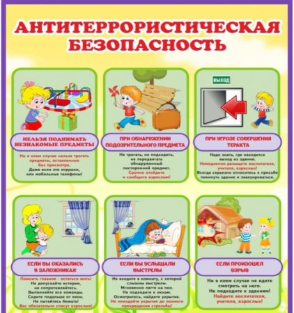 Памятка по антитеррору для детей