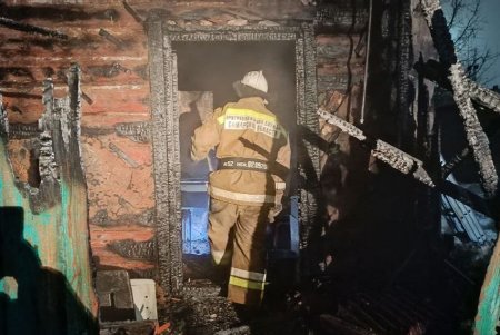 Ночной пожар в селе Богатое. К сожалению, есть пострадавший